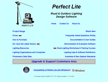 Tablet Screenshot of perfectlite.com